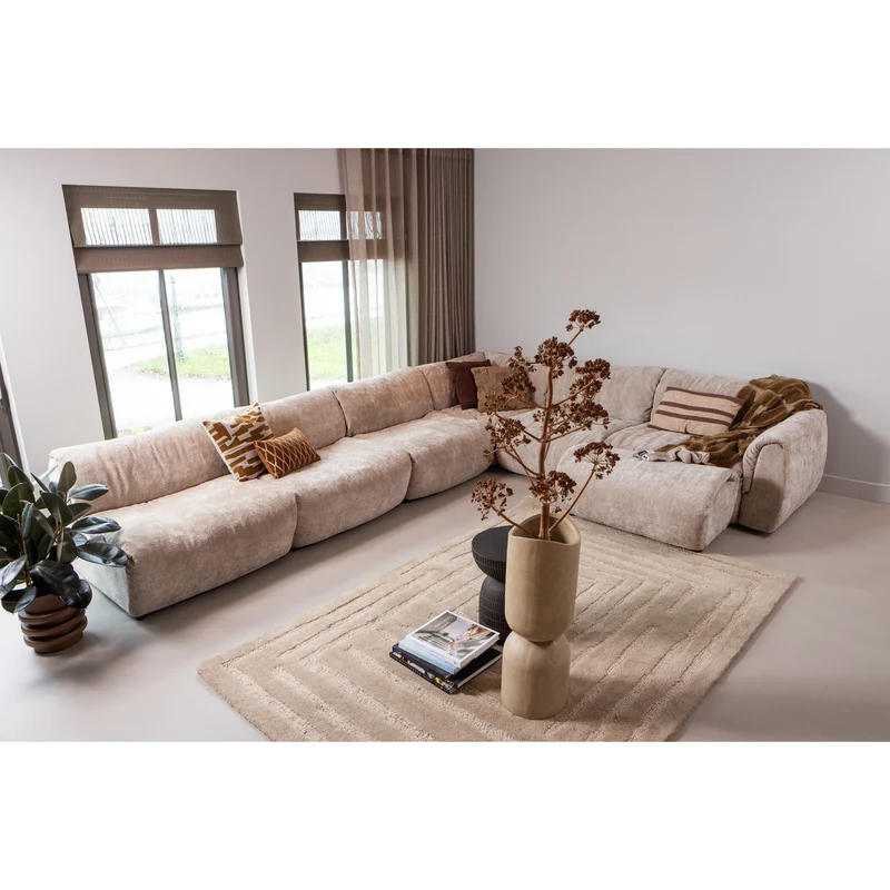 Baggy 1-sitzer element arm rechts 3D chenille sand
