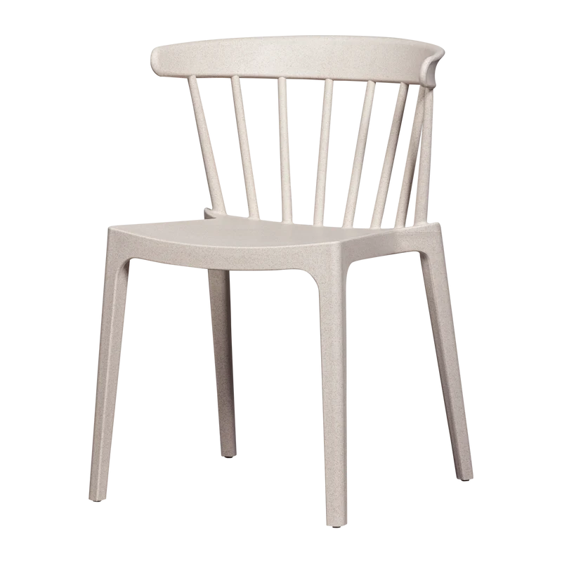 Bliss gartenstuhl mit stangen biofaser off white melange