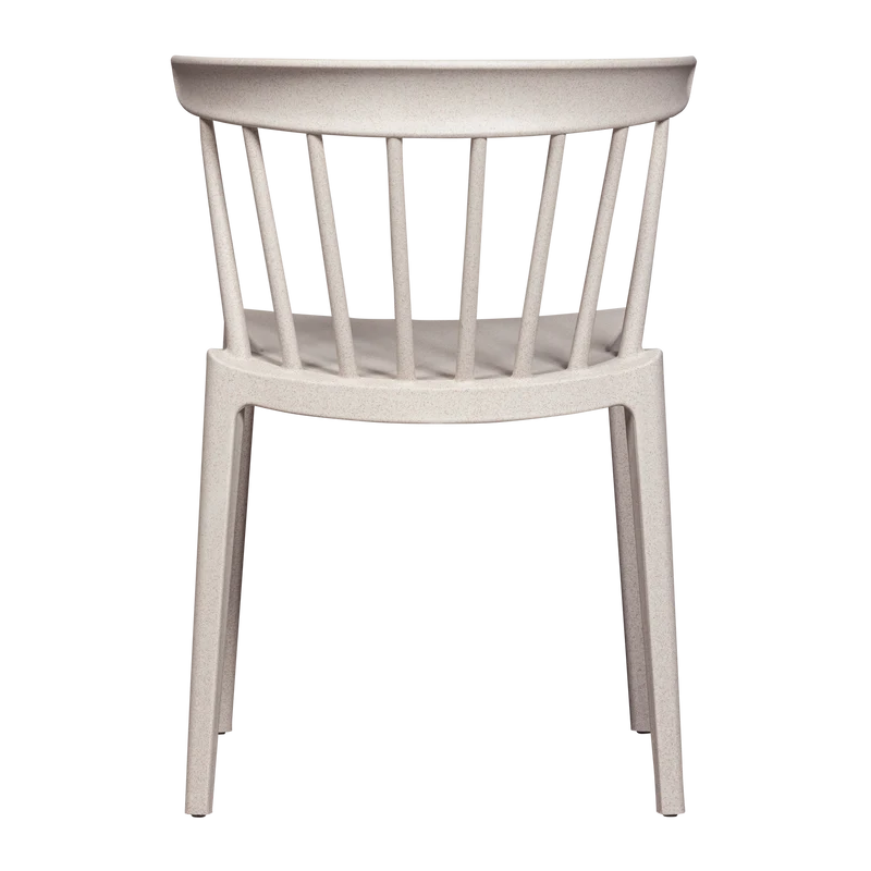 Bliss gartenstuhl mit stangen biofaser off white melange