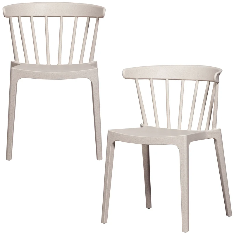 Bliss gartenstuhl mit stangen biofaser off white melange
