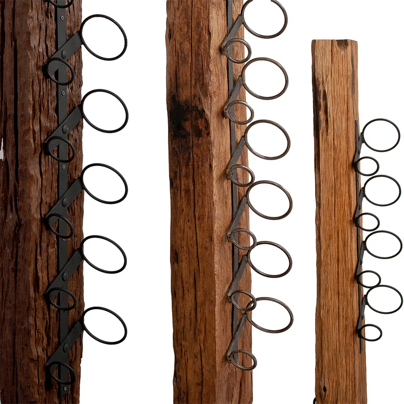 Flaschenständer RANJA-L ca. 160cm 8 Flaschen Teak