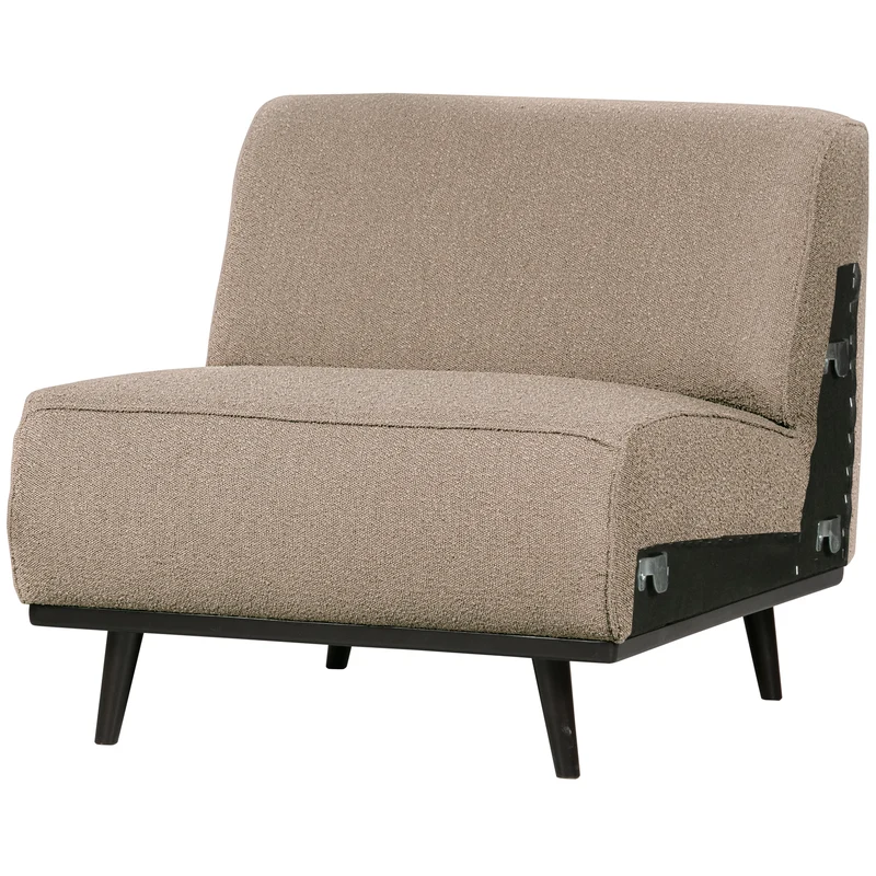 Statement 1-sitzer element bouclé beige