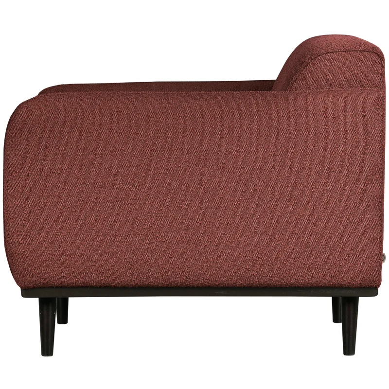 Statement arm chair bouclé kastanie