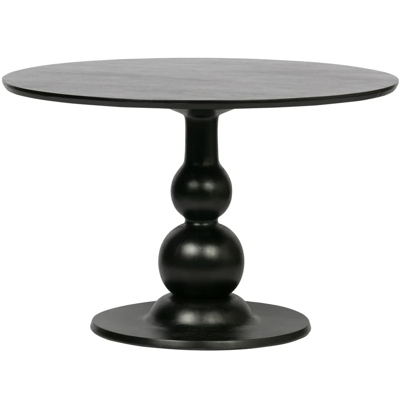 Blanco Esstish ø 120 cm Mangoholz Schwarz