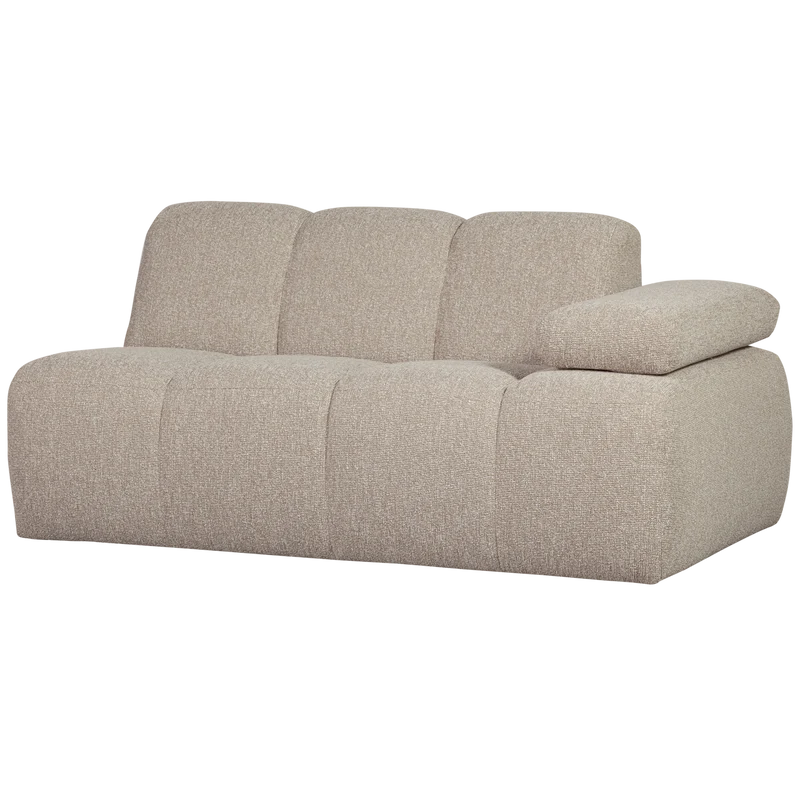 Mojo 1,5-sitzer element arm rechts bouclé beige melange