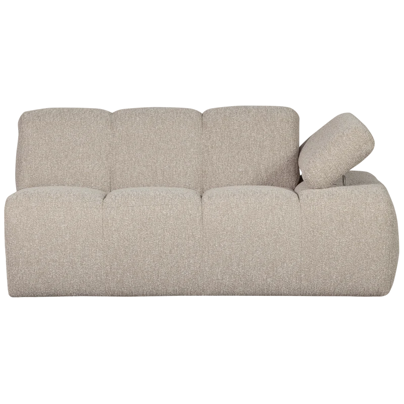 Mojo 1,5-sitzer element arm rechts bouclé beige melange