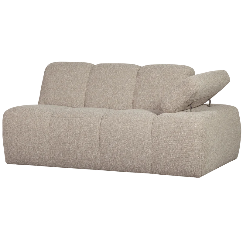 Mojo 1,5-sitzer element arm rechts bouclé beige melange