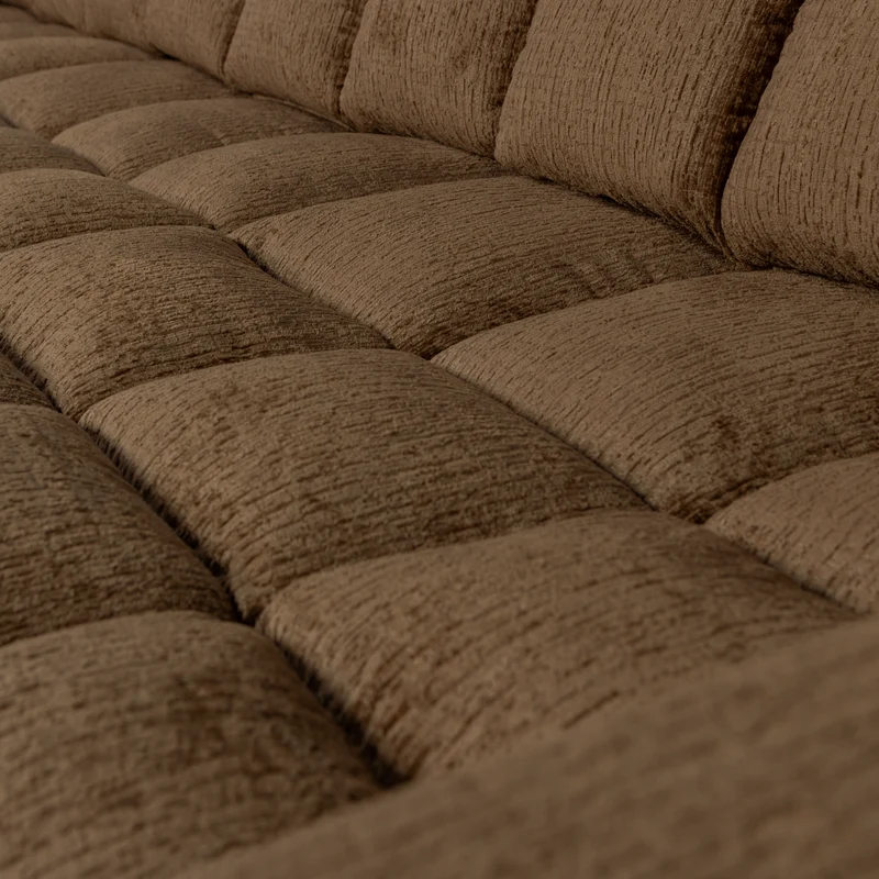 Second Date chaise longue links struktur samt brass
