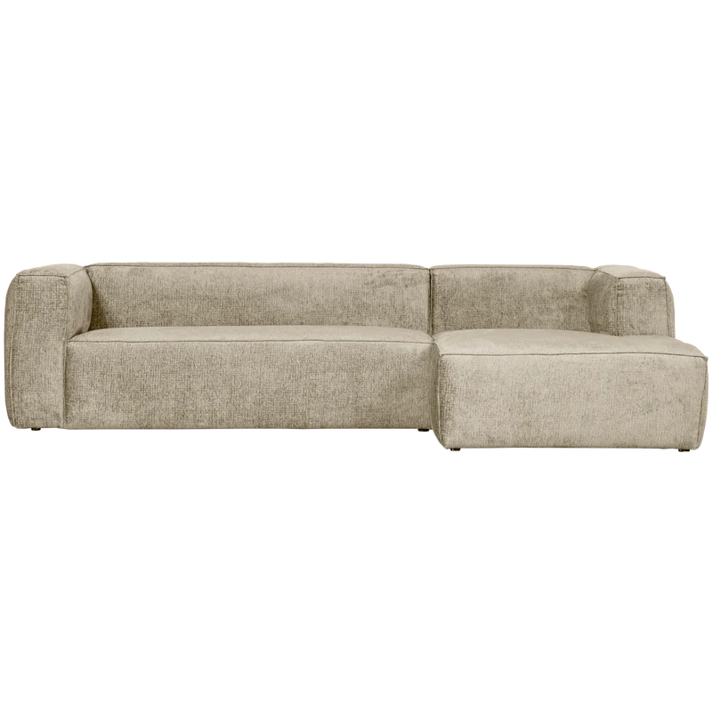Bean eckbank rechts structure velvet buttermilk