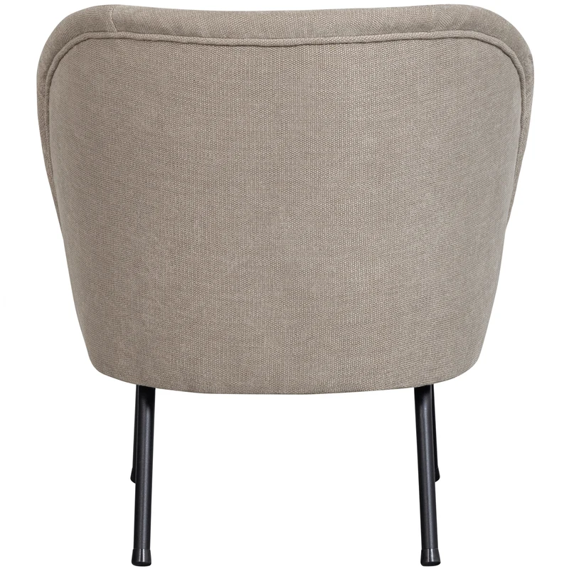Vogue sessel gewebtes stoff sand