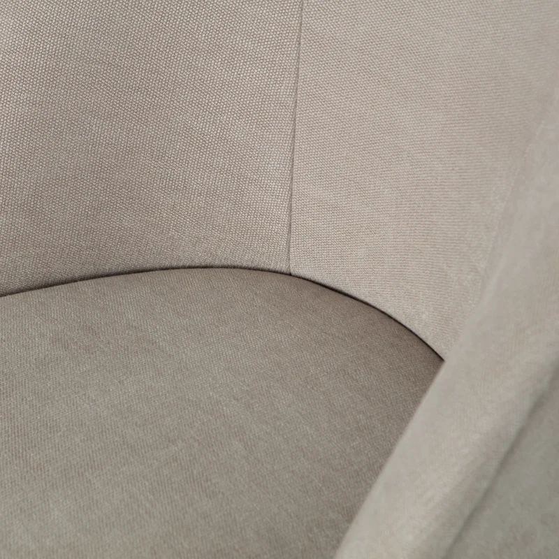 Vogue sessel gewebtes stoff sand
