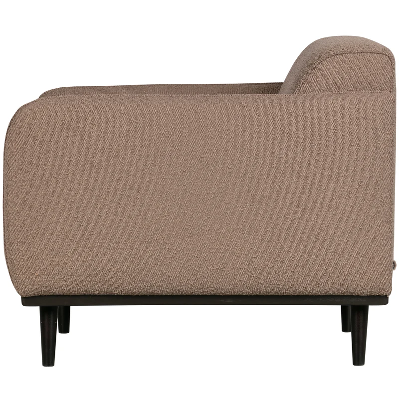 Statement arm chair bouclé nougat