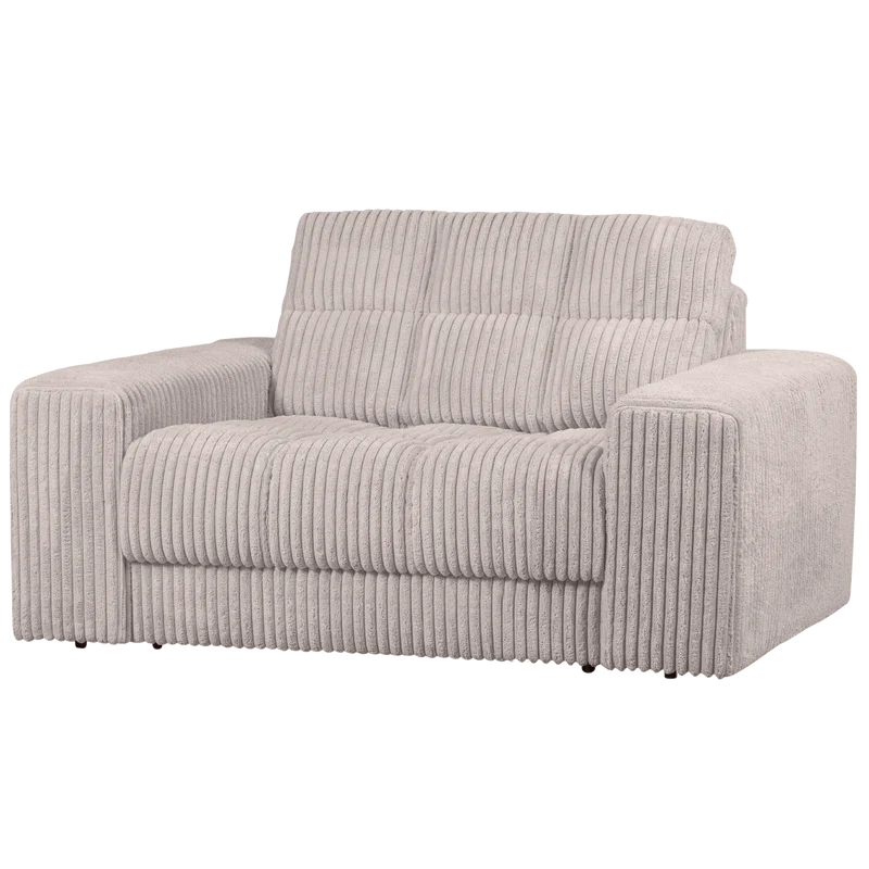 Second Date loveseat gerippter stoff natur