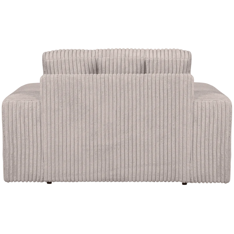 Second Date loveseat gerippter stoff natur