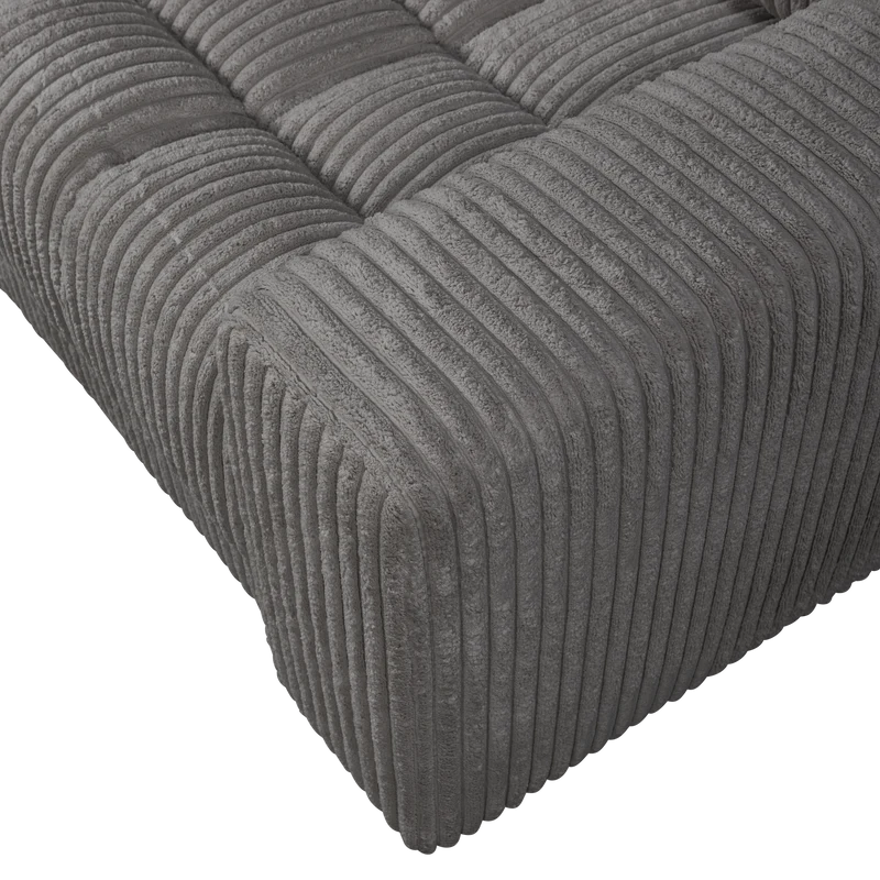 Second Date loveseat gerippter stoff terrazzo