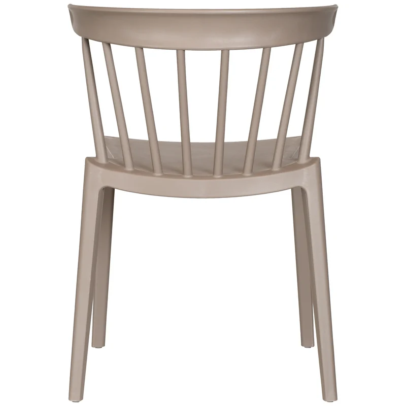 Bliss gartenstuhl mit stangen kunststoff taupe