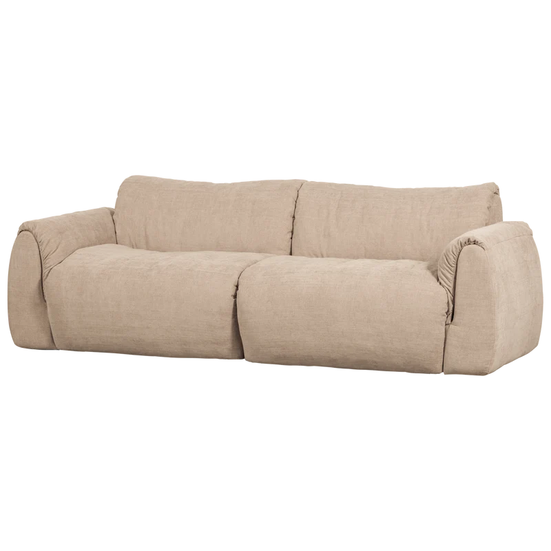 Baggy 2-sitzer gewebte chenille sand