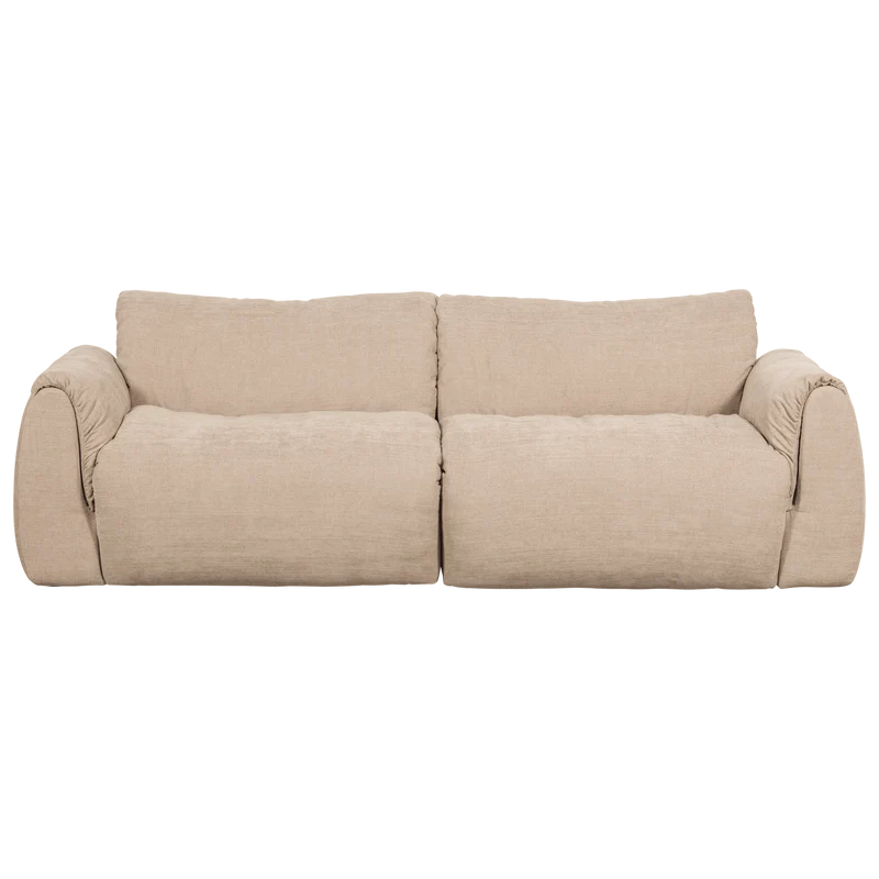 Baggy 2-sitzer gewebte chenille sand