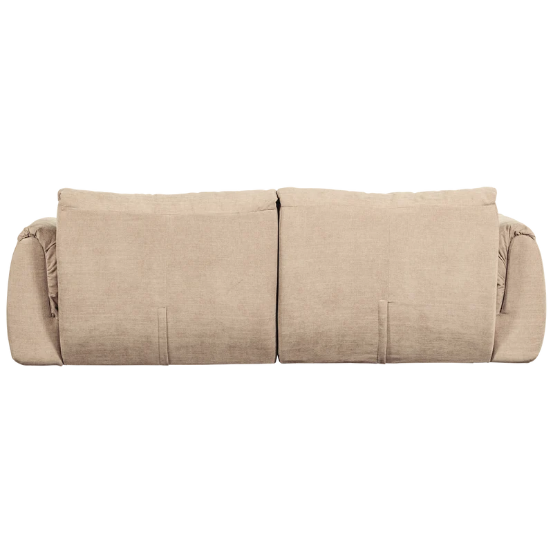 Baggy 2-sitzer gewebte chenille sand
