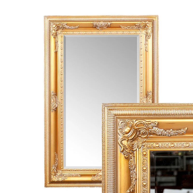 Exklusiver Barock Spiegel EVE Antik-Gold 200x110cm Holzrahmen