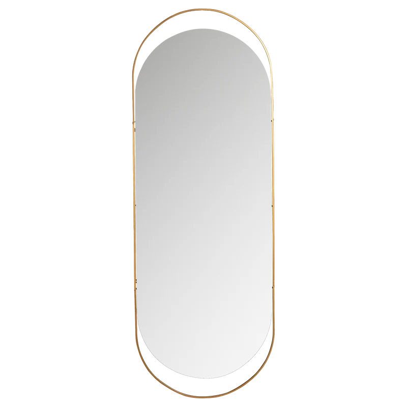 Sanou spiegel oval XL antique brass