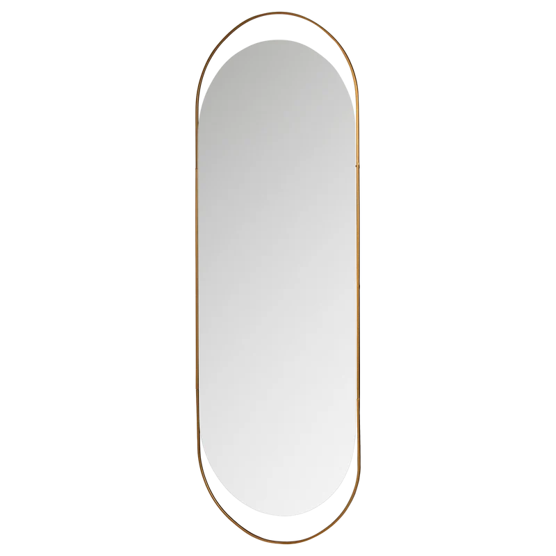 Sanou spiegel oval XL antique brass