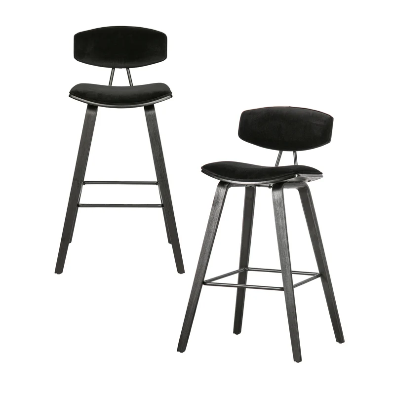 Senn barhocker velvet schwarz