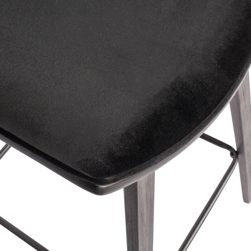 Senn barhocker velvet schwarz