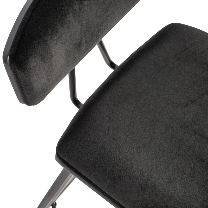 Senn barhocker velvet schwarz