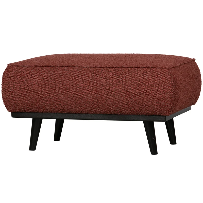 Statement puff bouclé kastanie