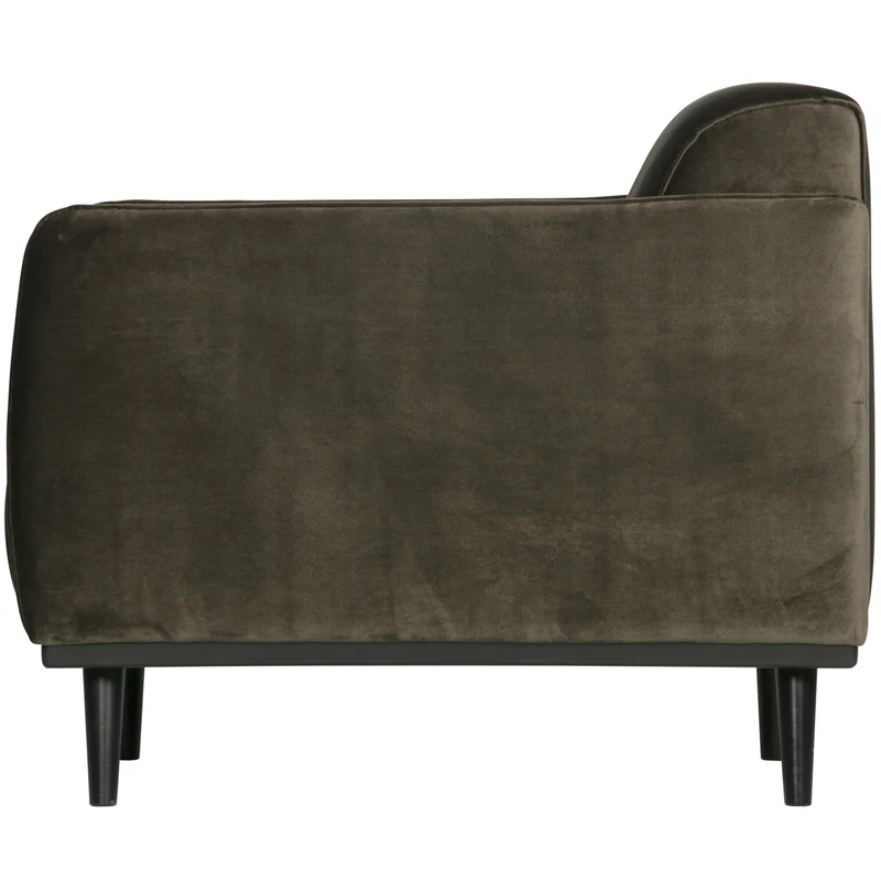 Statement arm chair velvet warmen grün