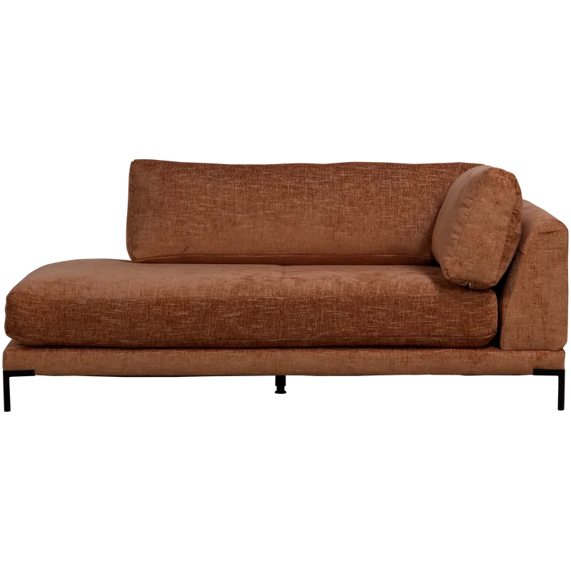 Couple lounge element rechts rostmélange