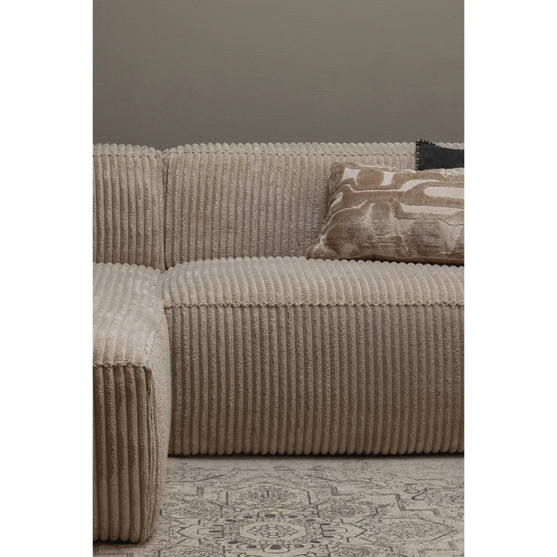 Bean chaise longue sofa links cord travertin