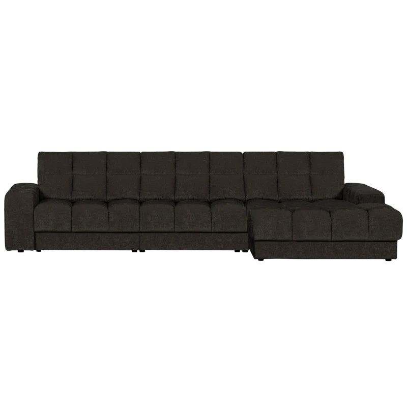 Second Date chaise longue rechts vintage anthrazit