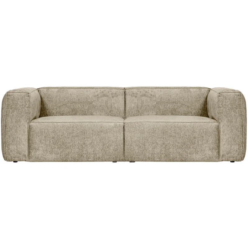 Bean 3,5-sitzer sofa structure velvet buttermilk