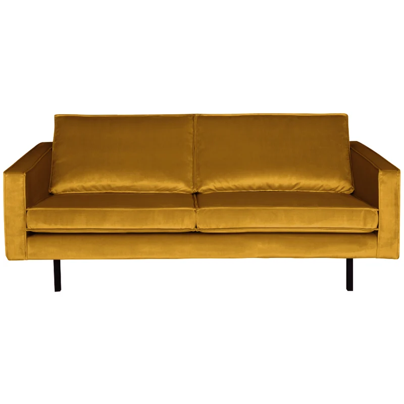 Rodeo 2,5-sitzer sofa velvet ocker