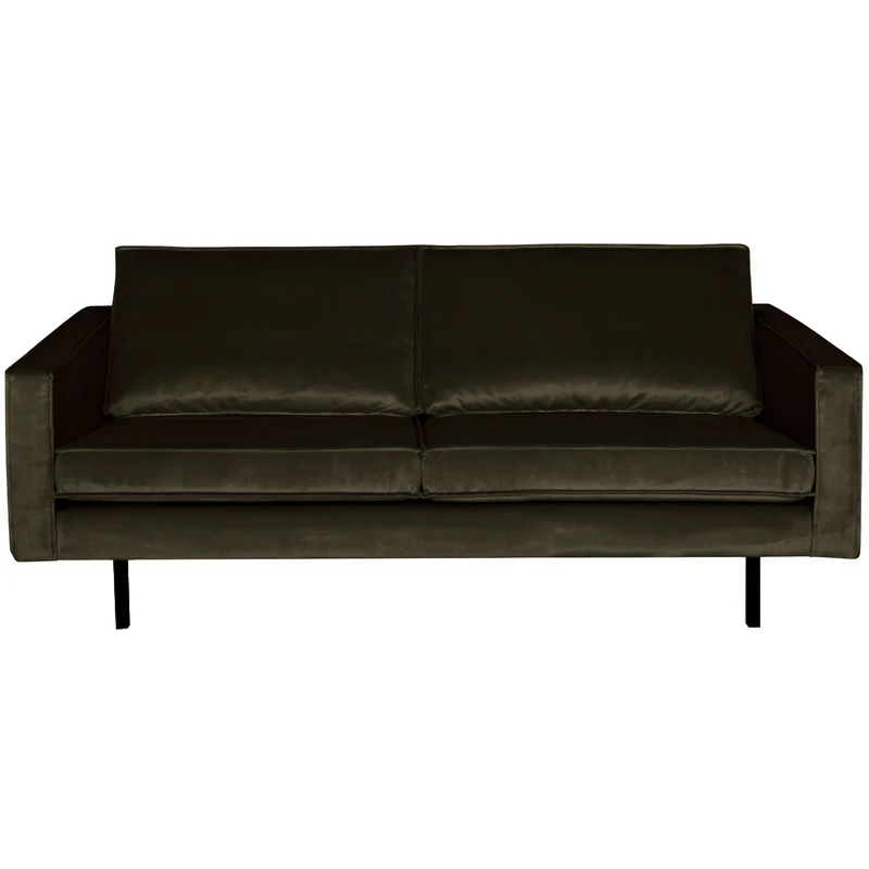 Rodeo 2,5-sitzer sofa velvet dunkelgrün