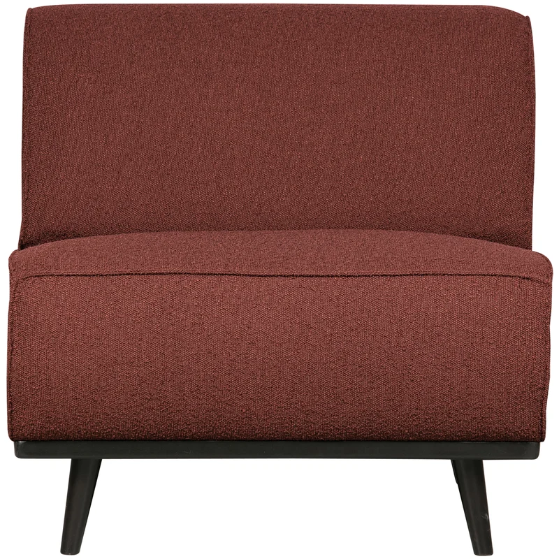 Statement 1-sitzer element bouclé kastanie