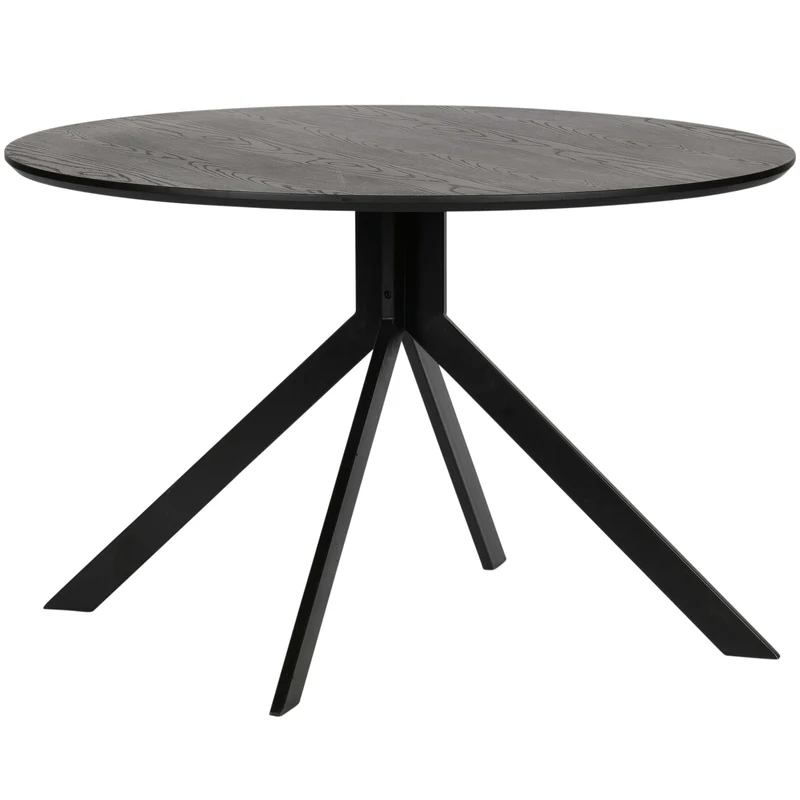 Bruno esstisch mdf schwarz ø120 cm