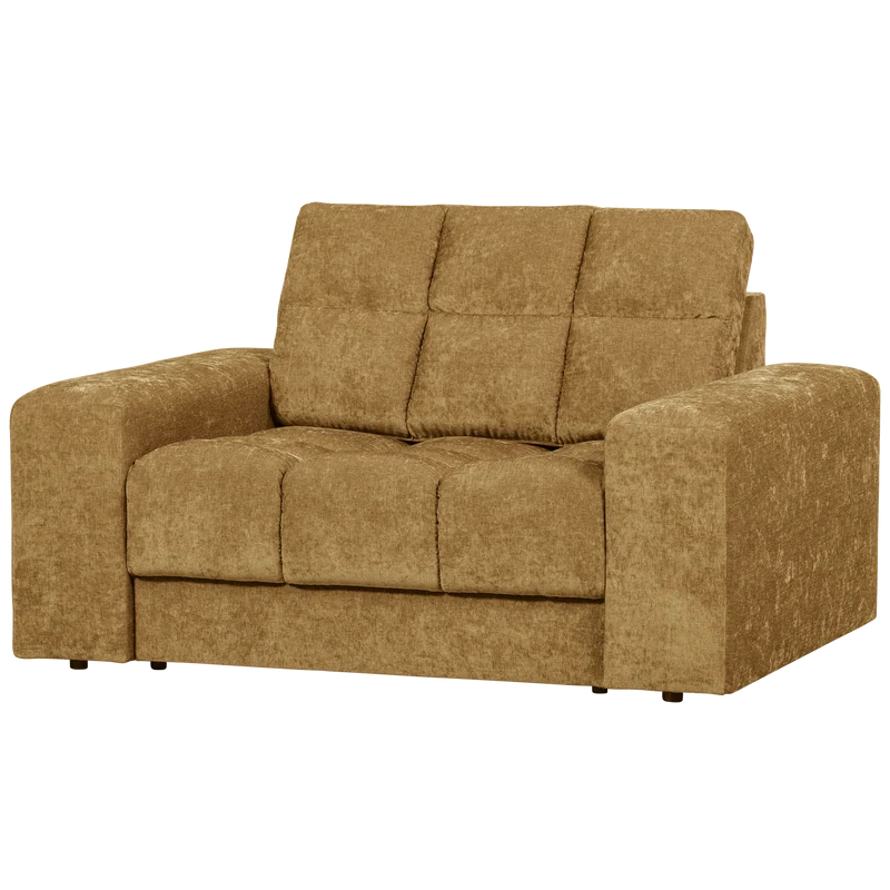 Second Date loveseat vintage gold