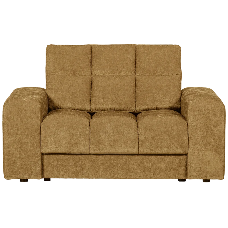 Second Date loveseat vintage gold