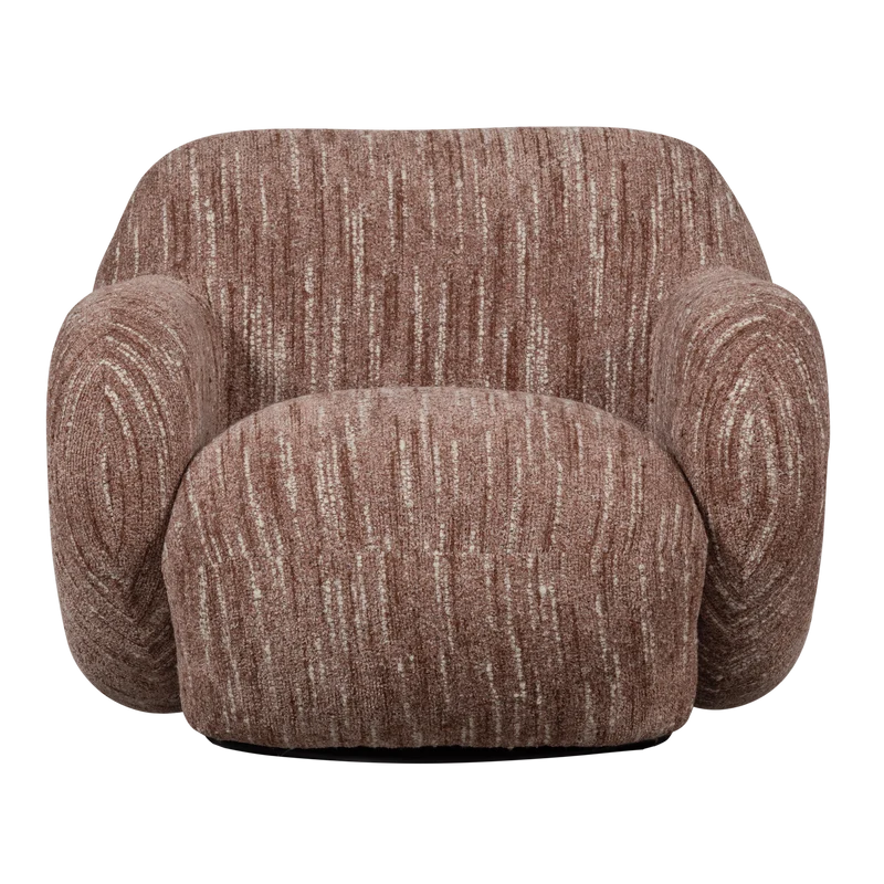Folke sessel chenille altrosa melange