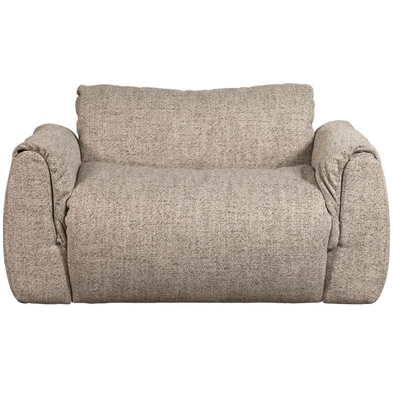 Baggy liegesessel webstoff braun melange