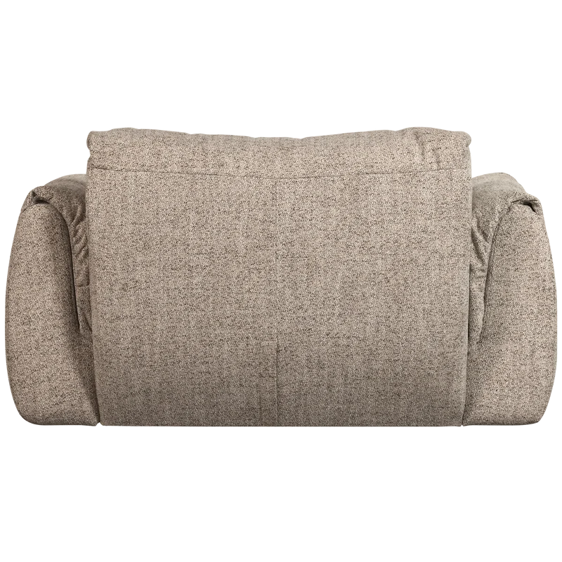 Baggy liegesessel webstoff braun melange