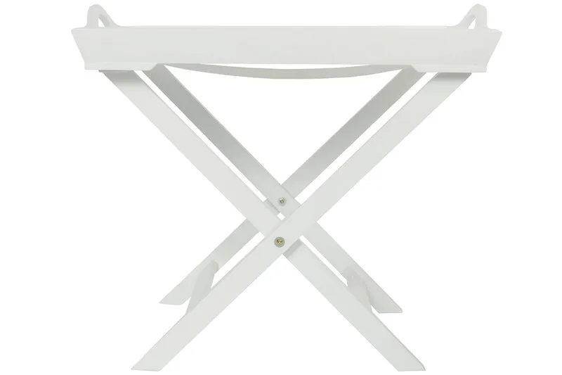 Tabletttisch GIGI weiss 57cm Landhaus