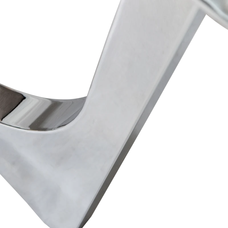 Zaandam design fusse metal chrom