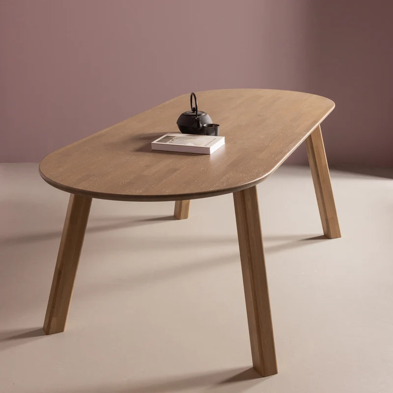 2er set - Haarlem 4-position fusse eiche pebble grey