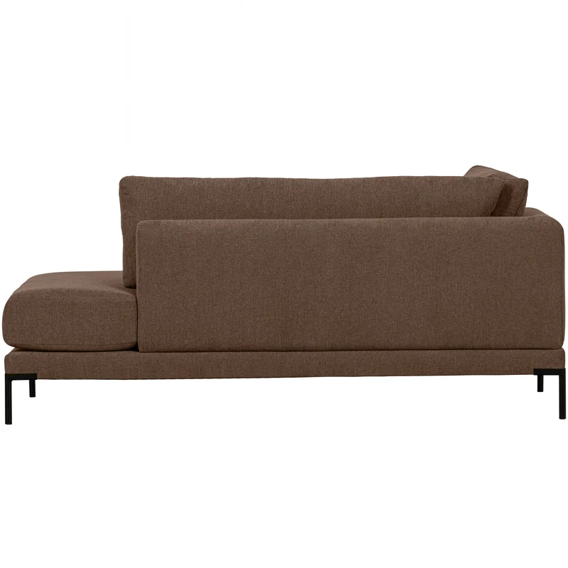Couple lounge element rechts schokoladenbraun