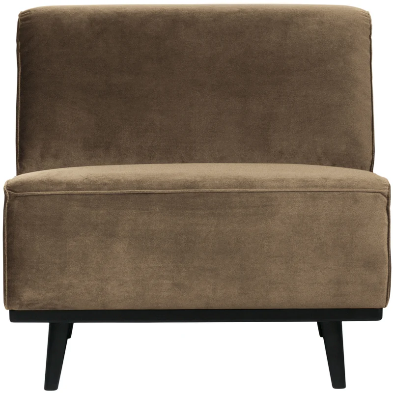 Statement 1-sitzer element velvet taupe