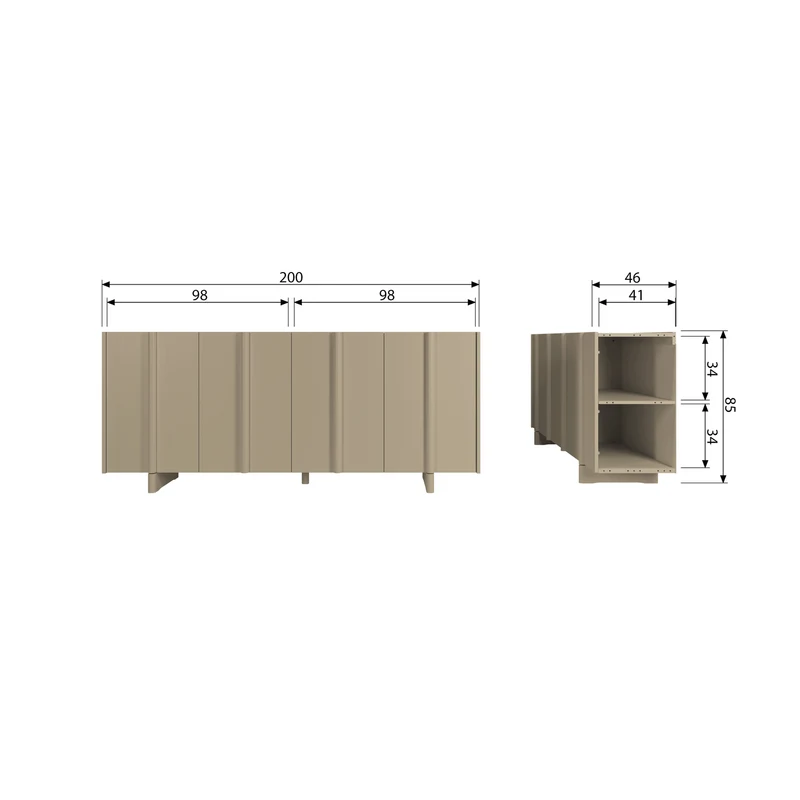 Basu sideboard kiefer mud